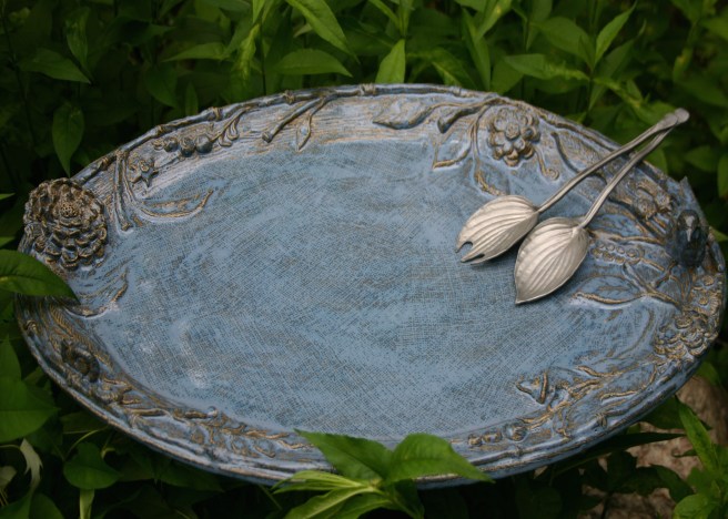 Salad Platter/Flora&Fauna Collection by Pam Powell 