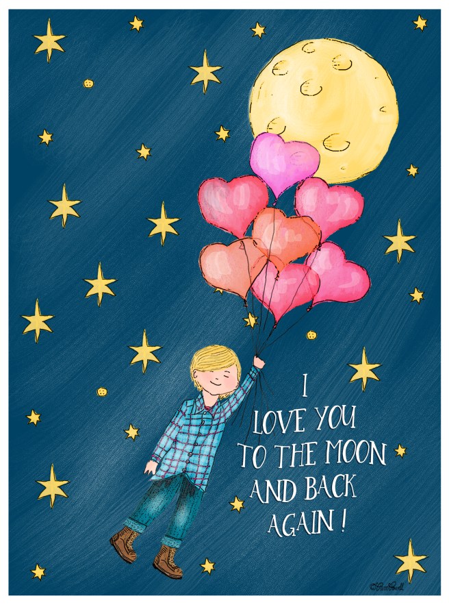 love ya to moon and